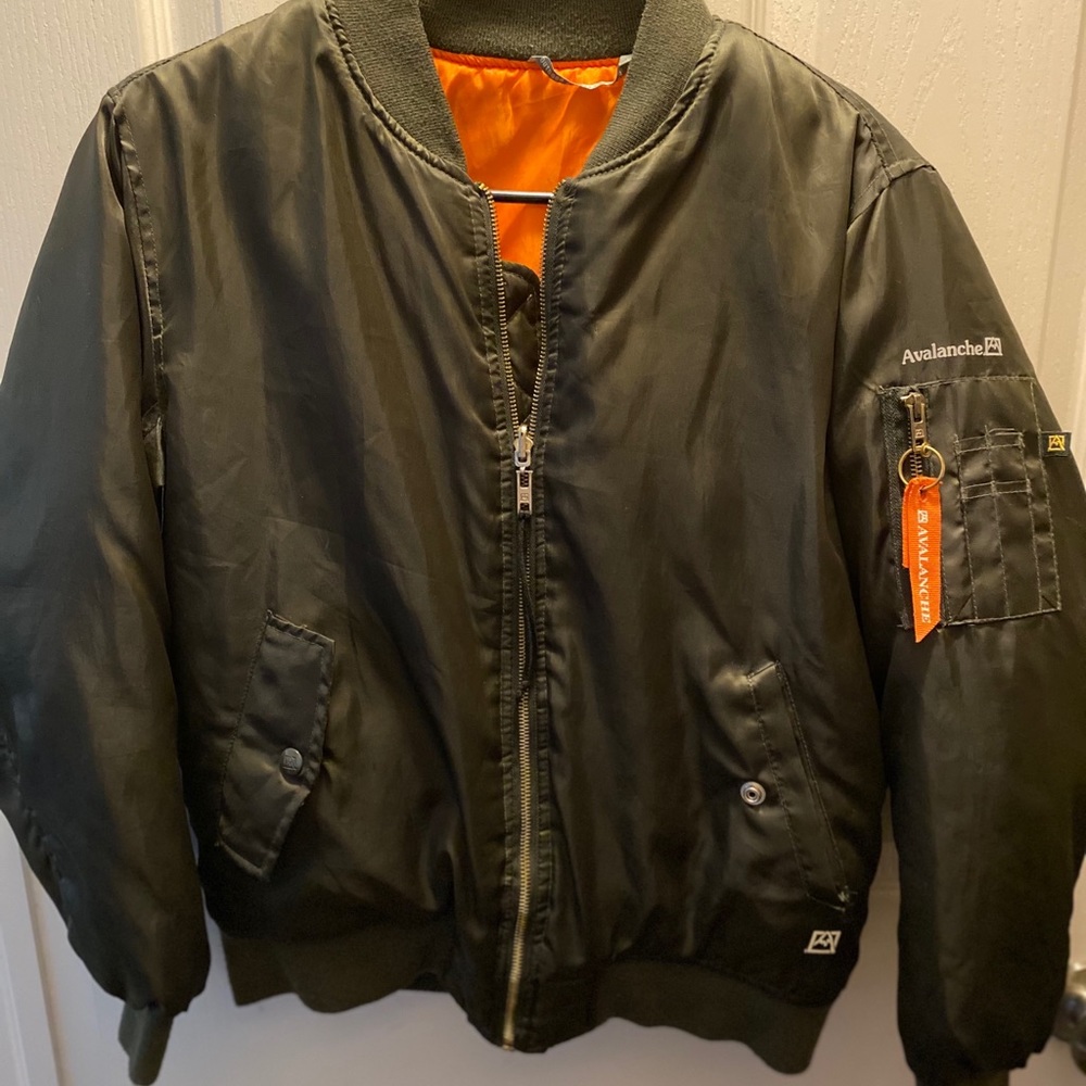 Boys Green Bomber Jacket